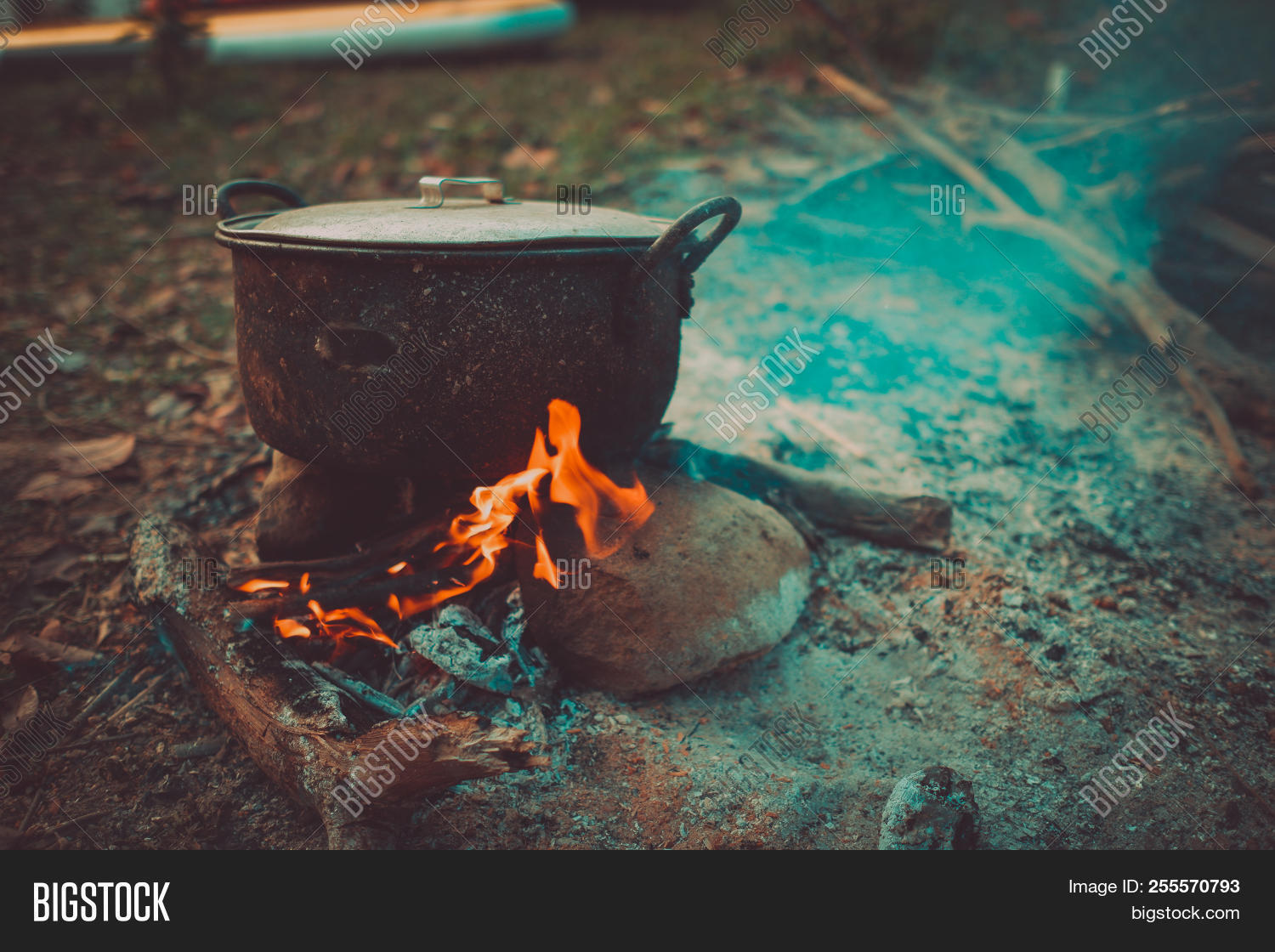 Camp Cooking Field Image & Photo (Free Trial) Bigstock
