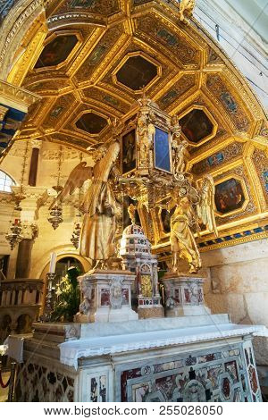 Split, Croatia, 19.06.2018 - Inside Of Cathedral Of Saint Domnius.