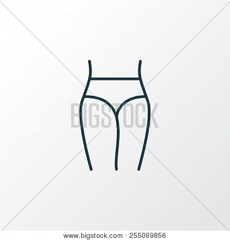 Underpants Icon Line Symbol. Premium Quality Isolated Underwear Element In Trendy Style.