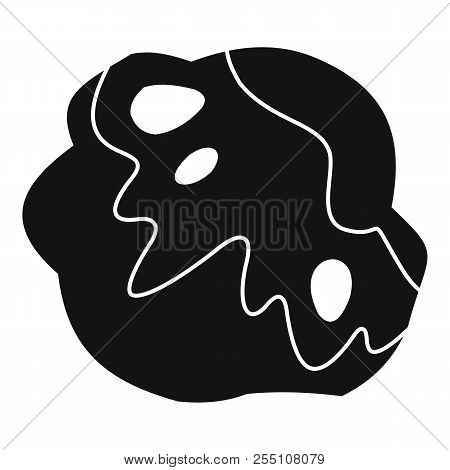 Moon Stone Icon. Simple Illustration Of Moon Stone Icon For Web