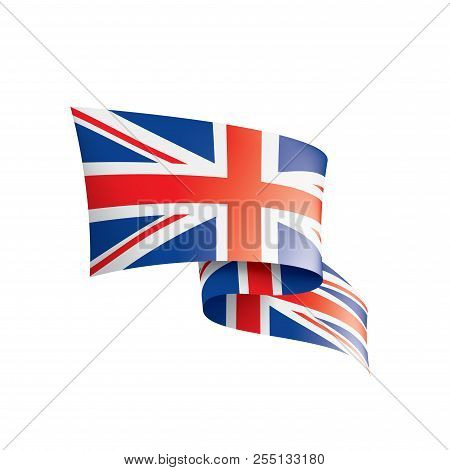 United Kingdom Flag, Vector Illustration On A White Background
