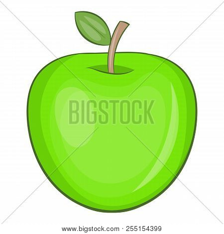 Apple Icon. Cartoon Illustration Of Apple Icon For Web