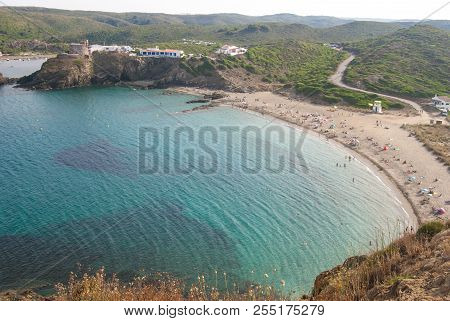 View Of The Sa Mesquida Beach Of The Spanish Island