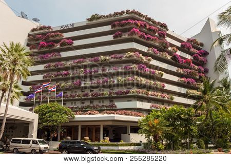 Pattaya,thailand - April 15,2018: Avani Hotel This Is A Big And Expensive Hotel In Second Road And N