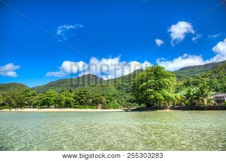 Port Launay beach, Mahe island, Seychelles