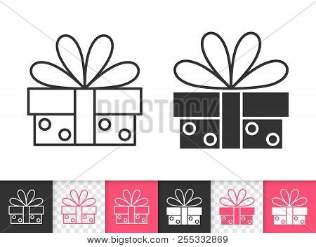 Gift Boxes Black Vector Photo Free Trial Bigstock
