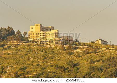Safed, Israel - March 31, 2018: Panora View To The Old City Of Safed Israel.