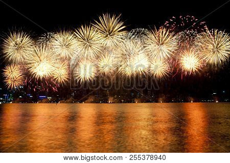 Vibrant National Day Fireworks - Western Australia