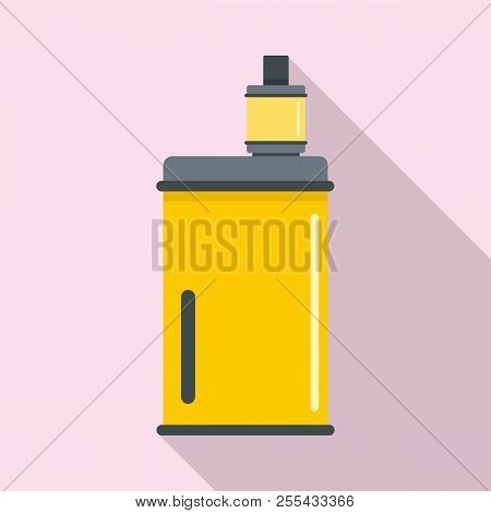 Vape Mod Icon. Flat Illustration Of Vape Mod Icon For Web Design