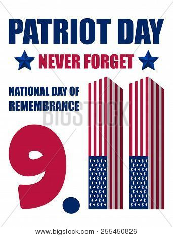 Patriot Day Postcard Concept Background. Realistic Illustration Of Patriot Day Postcard Concept Back
