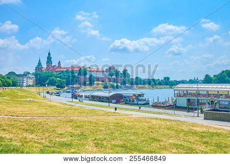 Floating Restaurants Of Krakow, Poland
