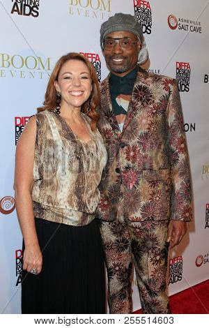 LOS ANGELES - AUG 25:  Dawn Roberson, Billy Porter at the DIVERSITY x DESIGN Benefit for DIFFA  at the BOLON & Louis Poulsen Showrooms on August 25, 2018 in Culver City, CA