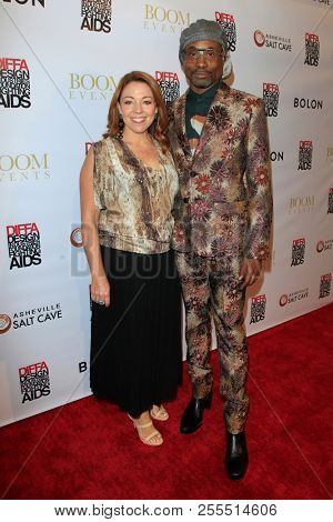 LOS ANGELES - AUG 25:  Dawn Roberson, Billy Porter at the DIVERSITY x DESIGN Benefit for DIFFA  at the BOLON & Louis Poulsen Showrooms on August 25, 2018 in Culver City, CA