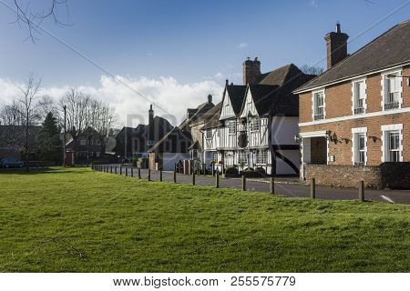 Chartham, Kent, January 2018 - Historic Buildings In The Ancient Village Of Chartham, Kent, Uk
