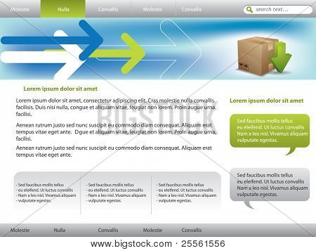  Шаблон дизайна веб-сайта вектор