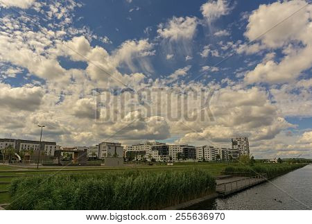 The Flugfeld Of Boeblingen On A Cloudy Summer Day