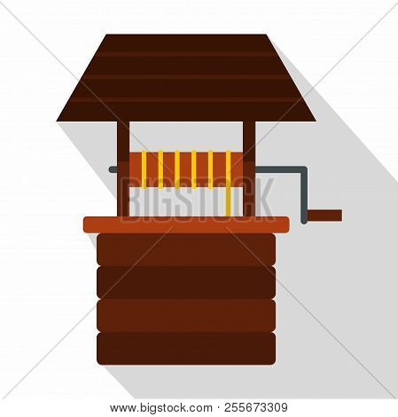 Water Well Icon. Flat Illustration Of Water Well Icon For Web Design