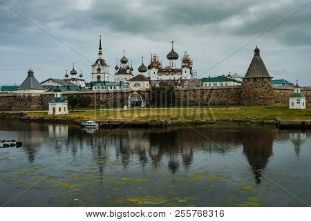 Solovki, Republic Of Karelia, Russia - August 14, 2018: Solovki Monastery At Summer Day.