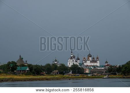 Solovki, Republic Of Karelia, Russia - August 19, 2018: Solovki Monastery At Summer Day.