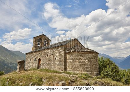 Spanish Romanesque Art. Sant Quirc De Durro Church. Boi Valley