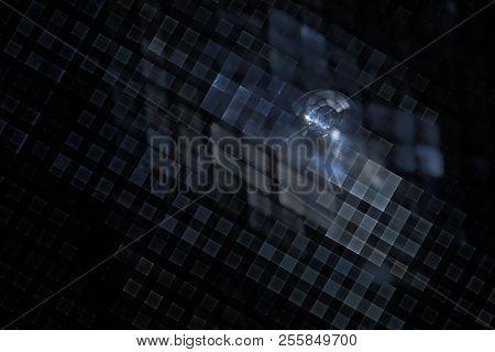 Abstract Modern Technology Background Computer Generated Image