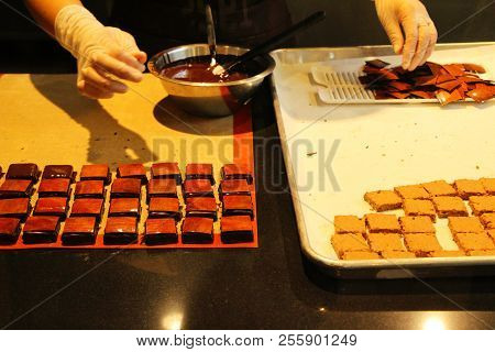 Making To Chocolate At Sweet Is Delicious