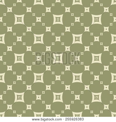 Retro Vintage Style Background. Vector Geometric Seamless Pattern With Small Curved Squares In Stagg
