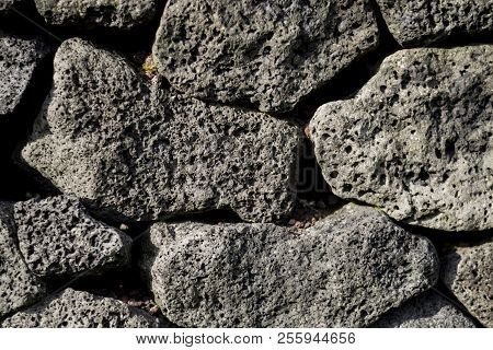 Porous Lava Rock Texture Or Background