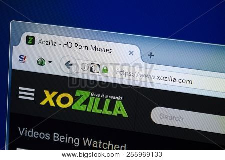 Ryazan, Russia - August 26, 2018: Homepage Of Xo Zilla Website On The Display Of Pc, Url - Xozilla.c
