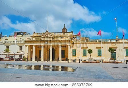 The Building Of The Main Guard And The Chancellery, Valletta, Malta