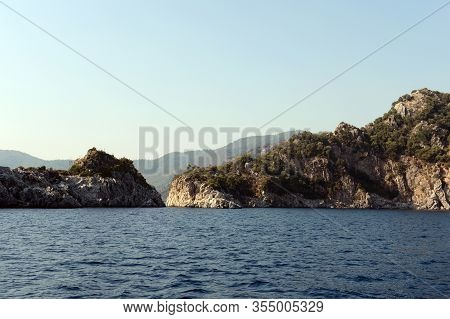 Keji Island In The Aegean Sea. Turkey