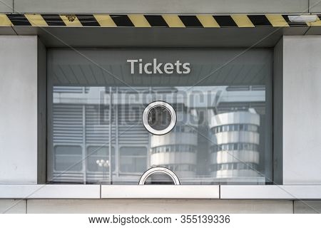 Closed Ticket Counter Found In Berlin Charlottenburg