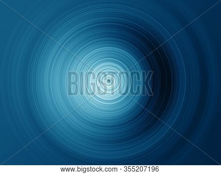 Blue Soft Background, Blue And White Circular Blur In The Form Of A Whirl Background Texture, Radial