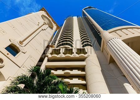 Harbor Court Residential High Rise In Honolulu, Hawaii