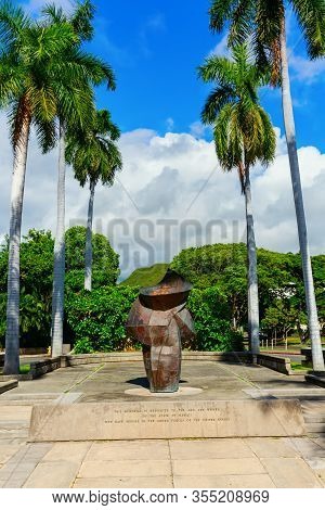 Eternal Flame Memorial In Honolulu, Hawaii