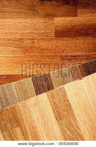 Nuovo parquet di quercia di diversi colori