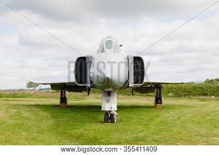 Carlisle, England - May 30:  Mcdonnell Douglas Phantom Fgr2 Xv406 Is Pictured At Solway Aviation Mus