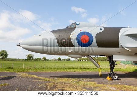 Carlisle, England - May 30:  A Close Up Picture Of Avro Vulcan B2 Xj823 At Solway Aviation Museum In