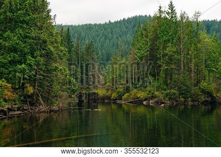 Alouette Lake In The Golden Ears Provincial Park, British Columbia, Canada