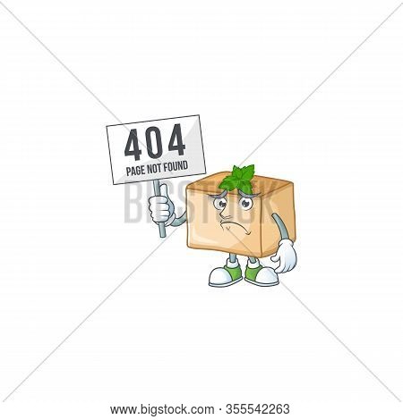 Joyful Cartoon Character Of Basbousa Elevate A Board