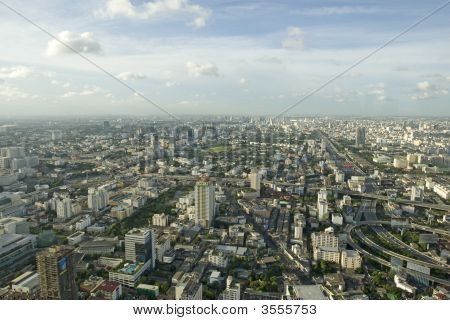 Bangkok, Panorama, Antenowa Fotografia