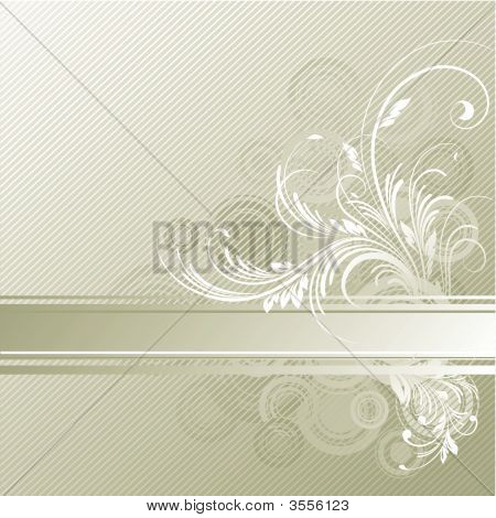 Sfondo floreale grigio