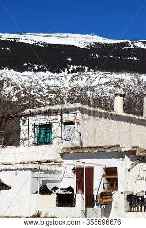Traditional Townhouses In The Village Centre, Capileira, Las Alpujarras, Granada Province, Andalucia