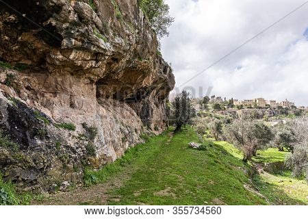 Gey Ben Hinnom Park - Called In The Holy Books As The Blazing Inferno In Jerusalem City In Israel