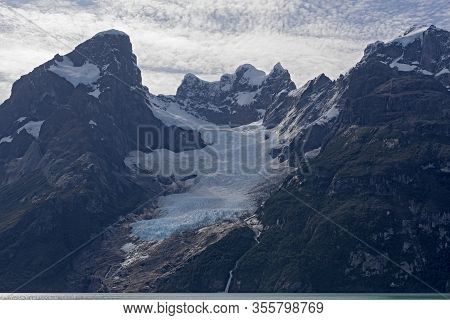 Monte Balmaceda At The North End Of The Last Hope Sound