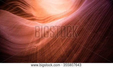 Falling Sand Beans Inside Antelope Canyon