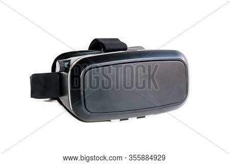 Virtual reality glasses for mobile on white background