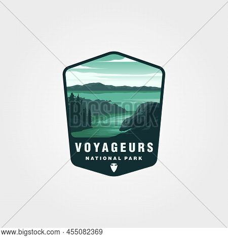 Voyageurs National Park Vector Logo Symbol Illustration Design