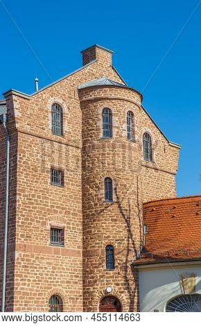 Historic Stendal City Gate In The Center Of Haldensleben, Germany