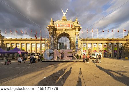 Toronto, Ontario Canada - May 3rd, 2022 Princess Gates Canadian National Exhibition